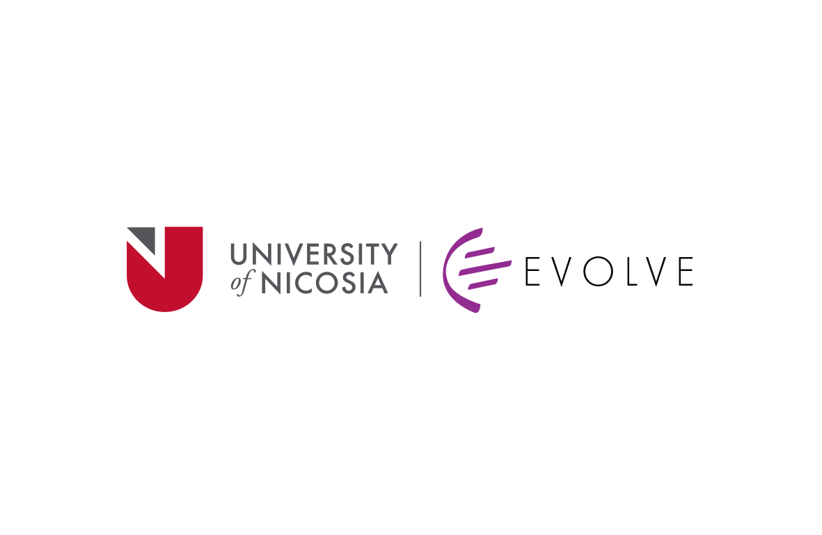 Evolve business card, white finish - reverse